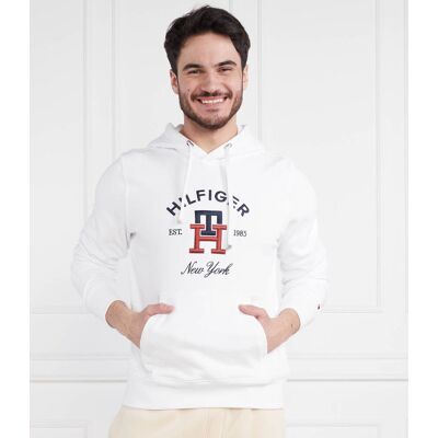 Tommy Hilfiger Bluza Regular Fit biały M Tommy Hilfiger Bluza Regular Fit biały M
