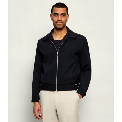 HUGO Kurtka bomber Juliano263X Modern fit z dodatkiem wełny czarny 52 HUGO Kurtka bomber Juliano263X Modern fit z dodatkiem wełny czarny 52