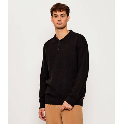 Joop! Jeans Sweter Odino Regular Fit czarny M Joop! Jeans Sweter Odino Regular Fit czarny M