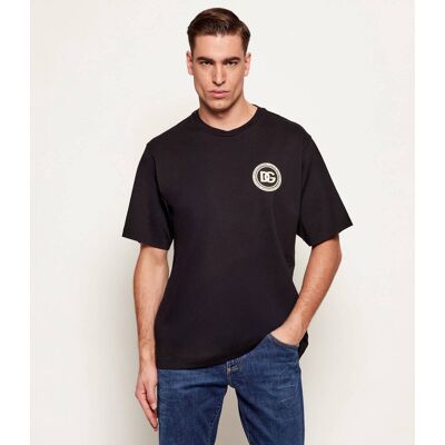 Dolce & Gabbana T-shirt Regular Fit czarny 54 Dolce & Gabbana T-shirt Regular Fit czarny 54