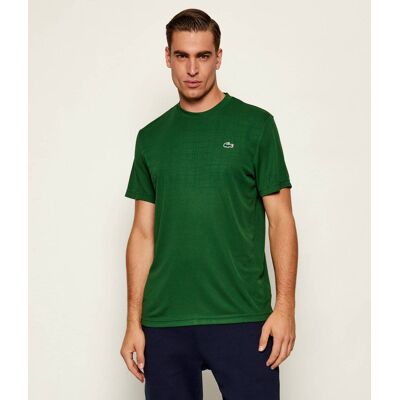 T-shirt Lacoste x Novak Djokovic Regular Fit butelkowa zieleń S T-shirt Lacoste x Novak Djokovic Regular Fit butelkowa zieleń S