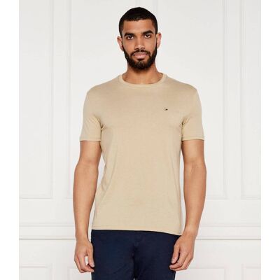 Tommy Jeans T-shirt Extra slim fit beżowy XL Tommy Jeans T-shirt Extra slim fit beżowy XL