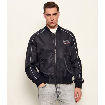 Iceberg Kurtka bomber Regular Fit czarny 52 Iceberg Kurtka bomber Regular Fit czarny 52