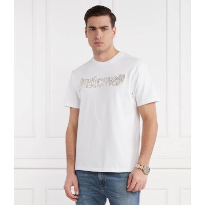 Just Cavalli T-shirt Regular Fit biały XL Just Cavalli T-shirt Regular Fit biały XL