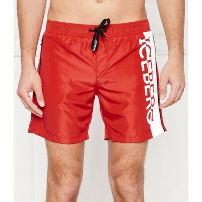 Iceberg Szorty kąpielowe Regular Fit czerwony S Iceberg Szorty kąpielowe Regular Fit czerwony S