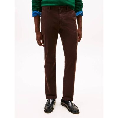 Tommy Hilfiger Spodnie chino Denton TH x F.C. Liverpool Straight fit brązowy 33/34 Tommy Hilfiger Spodnie chino Denton TH x F.C. Liverpool Straight fit brązowy 33/34