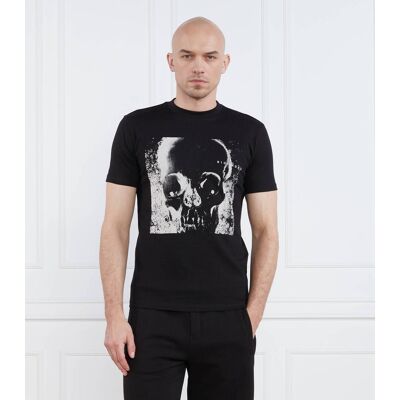 John Richmond T-shirt SAITA Regular Fit czarny M John Richmond T-shirt SAITA Regular Fit czarny M