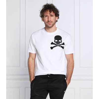 Philipp Plein T-shirt Regular Fit biały L Philipp Plein T-shirt Regular Fit biały L