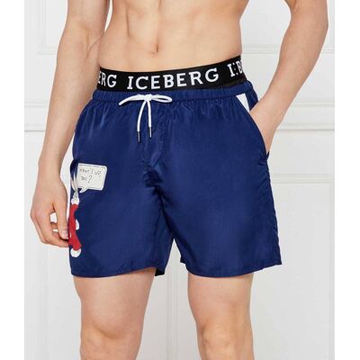 Iceberg Szorty kąpielowe Ice Iceberg X Warner granatowy L Iceberg Szorty kąpielowe Ice Iceberg X Warner granatowy L