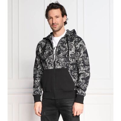Versace Jeans Couture Bluza Regular Fit czarny XL Versace Jeans Couture Bluza Regular Fit czarny XL