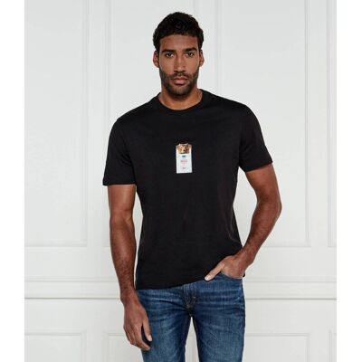 HUGO T-shirt Dilesses Loose fit czarny XXL HUGO T-shirt Dilesses Loose fit czarny XXL