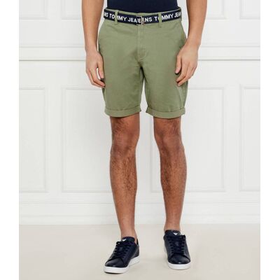 Tommy Jeans Szorty chino SCANTON Slim Fit khaki 30 Tommy Jeans Szorty chino SCANTON Slim Fit khaki 30