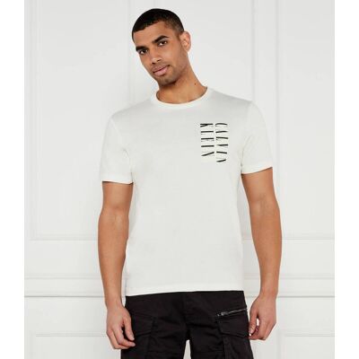 Calvin Klein Jeans T-shirt Serif Box Graphic Regular Fit ecru XL Calvin Klein Jeans T-shirt Serif Box Graphic Regular Fit ecru XL