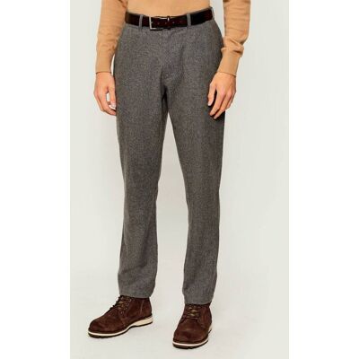 Barbour Spodnie Tailored Regular Fit szary 36 Barbour Spodnie Tailored Regular Fit szary 36