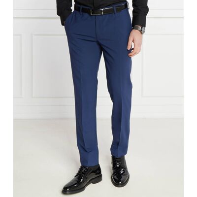 Joop! Wełniane spodnie Blayr Slim Fit niebieski 48 Joop! Wełniane spodnie Blayr Slim Fit niebieski 48