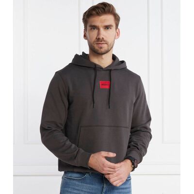 HUGO Bluza Regular Fit grafitowy XS HUGO Bluza Regular Fit grafitowy XS
