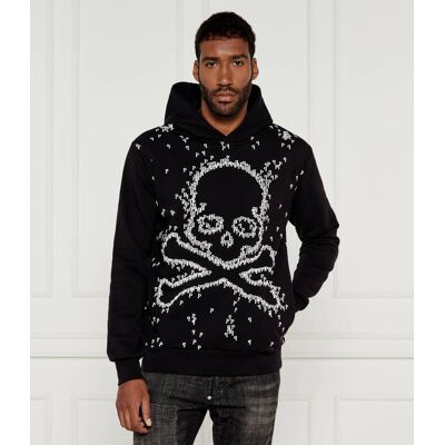 Philipp Plein Bluza Skull&Bones; Regular Fit czarny XL Philipp Plein Bluza Skull&Bones; Regular Fit czarny XL