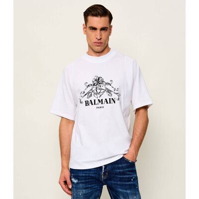 Balmain T-shirt Loose fit biały XXL Balmain T-shirt Loose fit biały XXL