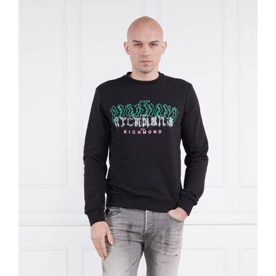 John Richmond Bluza Regular Fit czarny XL John Richmond Bluza Regular Fit czarny XL