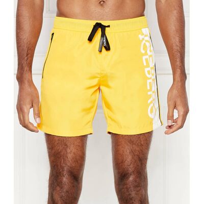 Iceberg Szorty kąpielowe Regular Fit żółty XXL Iceberg Szorty kąpielowe Regular Fit żółty XXL