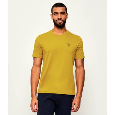 Aeronautica Militare T-shirt Regular Fit musztardowy S Aeronautica Militare T-shirt Regular Fit musztardowy S