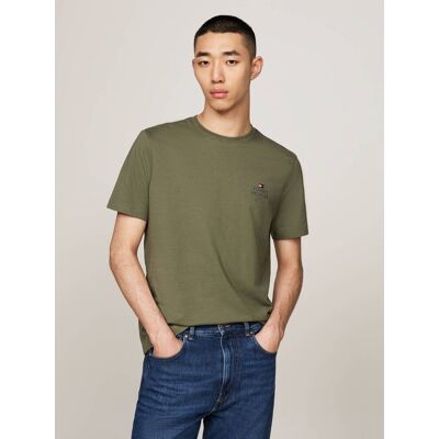 Tommy Hilfiger T-shirt Regular Fit oliwkowy M Tommy Hilfiger T-shirt Regular Fit oliwkowy M