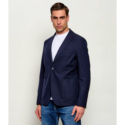 Boss BLACK Marynarka P-Hanry-WG-253 Slim Fit z dodatkiem wełny granatowy 50 Boss BLACK Marynarka P-Hanry-WG-253 Slim Fit z dodatkiem wełny granatowy 50