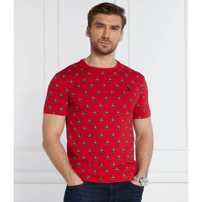Polo Ralph Lauren T-shirt Custom fit czerwony L Polo Ralph Lauren T-shirt Custom fit czerwony L