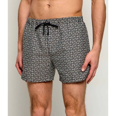 Balmain Szorty kąpielowe Regular Fit ecru XL Balmain Szorty kąpielowe Regular Fit ecru XL