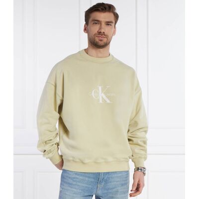 Calvin Klein Jeans Bluza ARCHIVAL MONOLOGO Oversize fit pistacjowy XXL Calvin Klein Jeans Bluza ARCHIVAL MONOLOGO Oversize fit pistacjowy XXL