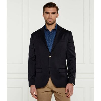 Tommy Hilfiger Wełniana marynarka CLUB Regular Fit granatowy 50 Tommy Hilfiger Wełniana marynarka CLUB Regular Fit granatowy 50