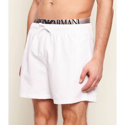 Giorgio Armani Emporio Armani Szorty kąpielowe Regular Fit biały XL Giorgio Armani Emporio Armani Szorty kąpielowe Regular Fit biały XL