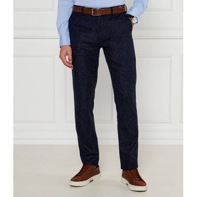 Tommy Hilfiger Spodnie chino Denton z dodatkiem wełny Slim Fit granatowy 33/34 Tommy Hilfiger Spodnie chino Denton z dodatkiem wełny Slim Fit granatowy 33/34