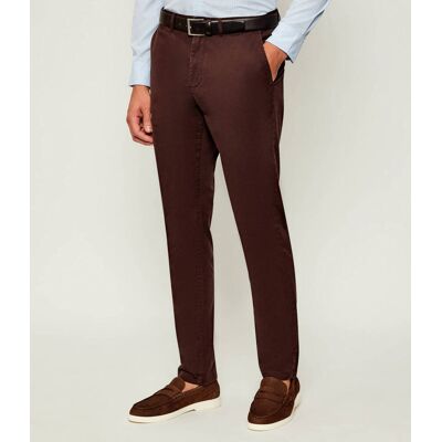 Tommy Hilfiger Spodnie chino Harlem Tapered fit brązowy 34/34 Tommy Hilfiger Spodnie chino Harlem Tapered fit brązowy 34/34