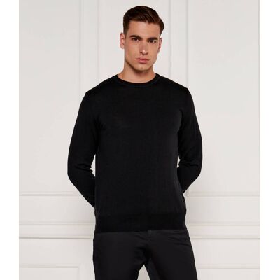 van Laack Wełniany sweter A-SINDO Regular Fit granatowy XXL van Laack Wełniany sweter A-SINDO Regular Fit granatowy XXL