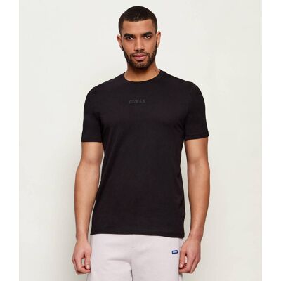 Guess ACTIVE T-shirt AMBROGIO Slim Fit czarny L Guess ACTIVE T-shirt AMBROGIO Slim Fit czarny L