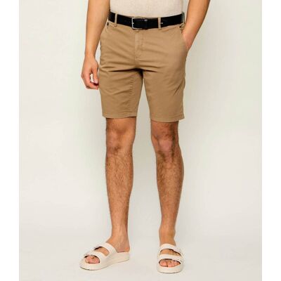 Replay Szorty chino Regular Fit beżowy 38 Replay Szorty chino Regular Fit beżowy 38