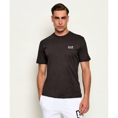 EA7 T-shirt Slim Fit brązowy L EA7 T-shirt Slim Fit brązowy L