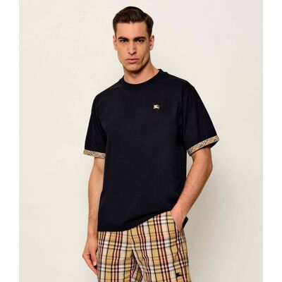 Burberry T-shirt M:RYAN Loose fit czarny L Burberry T-shirt M:RYAN Loose fit czarny L