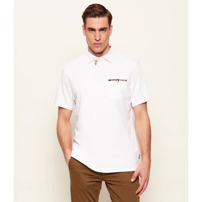 Barbour Polo Corpatch Regular Fit biały S Barbour Polo Corpatch Regular Fit biały S