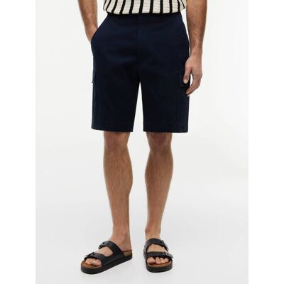 Tommy Hilfiger Szorty cargo Relaxed fit granatowy 38 Tommy Hilfiger Szorty cargo Relaxed fit granatowy 38