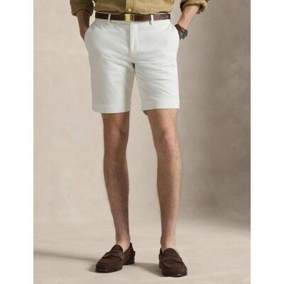 Polo Ralph Lauren Szorty chino Greenwich Slim Fit stretch biały 34 Polo Ralph Lauren Szorty chino Greenwich Slim Fit stretch biały 34