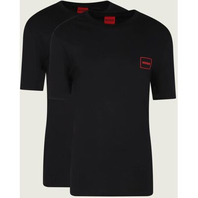 HUGO T-shirt 2-pack Dugopak Regular Fit czarny L HUGO T-shirt 2-pack Dugopak Regular Fit czarny L