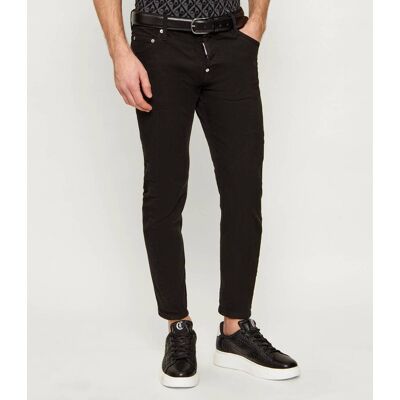 Dsquared2 Jeansy Twst Slim Fit czarny 48 Dsquared2 Jeansy Twst Slim Fit czarny 48