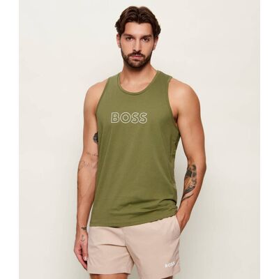 Boss BLACK Tank top Beach Regular Fit zielony XL Boss BLACK Tank top Beach Regular Fit zielony XL