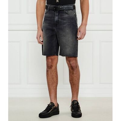 John Richmond Jeansowe szorty LUIS Relaxed fit czarny 32 John Richmond Jeansowe szorty LUIS Relaxed fit czarny 32