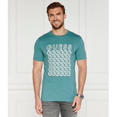Guess T-shirt G CHAIN Slim Fit morski XL Guess T-shirt G CHAIN Slim Fit morski XL