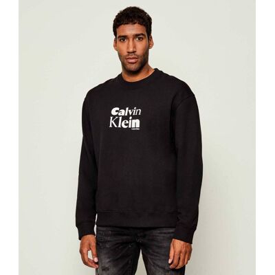 Calvin Klein Bluza TERRY Regular Fit czarny M Calvin Klein Bluza TERRY Regular Fit czarny M