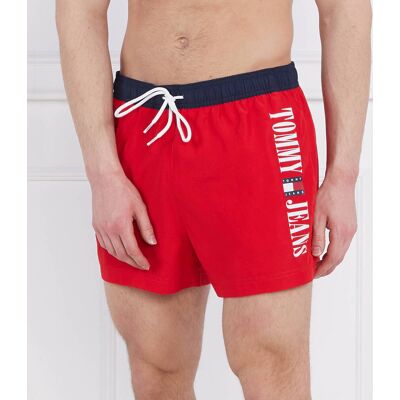 Tommy Hilfiger Szorty kąpielowe Slim Fit czerwony L Tommy Hilfiger Szorty kąpielowe Slim Fit czerwony L