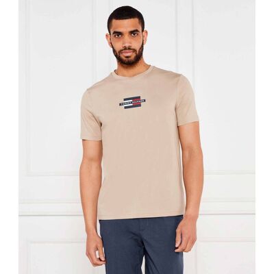 Tommy Hilfiger T-shirt Regular Fit beżowy XL Tommy Hilfiger T-shirt Regular Fit beżowy XL